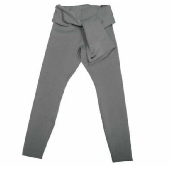 Nike Pants - Nike Women's Power Yoga Training Leggings Grey M